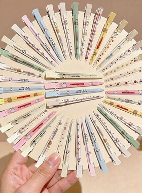甜美卡通发夹女可爱发夹边夹侧边刘海夹少女心无痕鸭嘴夹