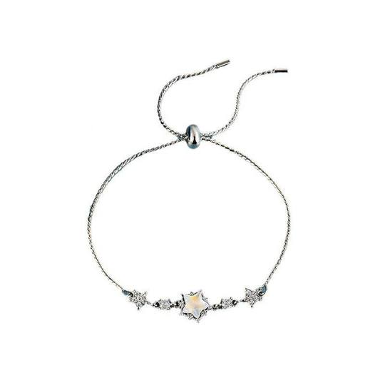 冰透小星星手链女韩系高级感小众精致百搭可抽拉闺蜜手串手饰品