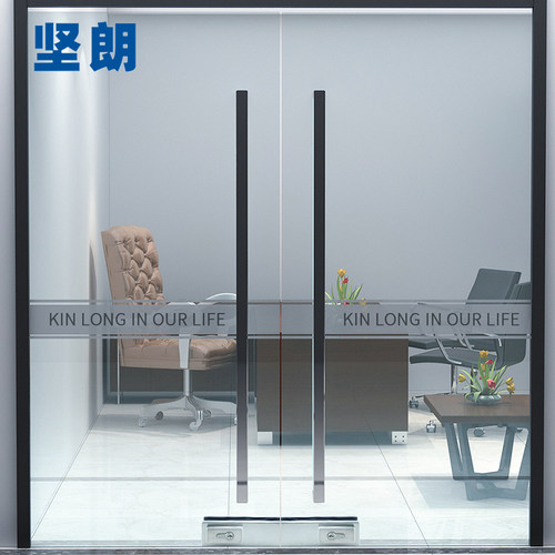 坚朗玻璃门锁防尘304不锈钢地弹簧门无框玻璃门地锁锁夹WM10101 - 图1