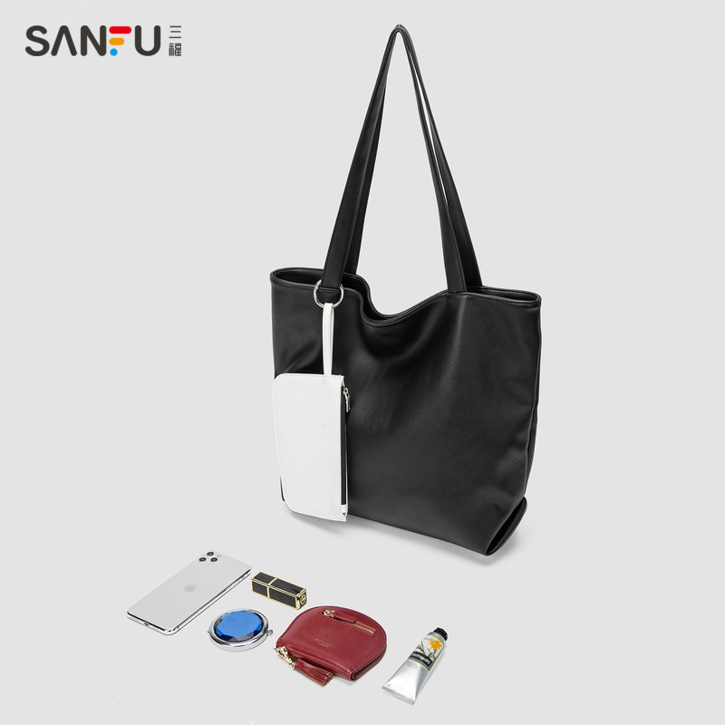 三福2020新款潮女秋季韩版经典女包 三福服饰女士包袋