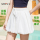 Sanfu shorts women's 2026 summer Pine ໃຫມ່ຫວານແລະ stylish bud pants ຂະຫນາດນ້ອຍບາດເຈັບແລະ pants ສີດໍາເຄື່ອງນຸ່ງຫົ່ມຂອງແມ່ຍິງ