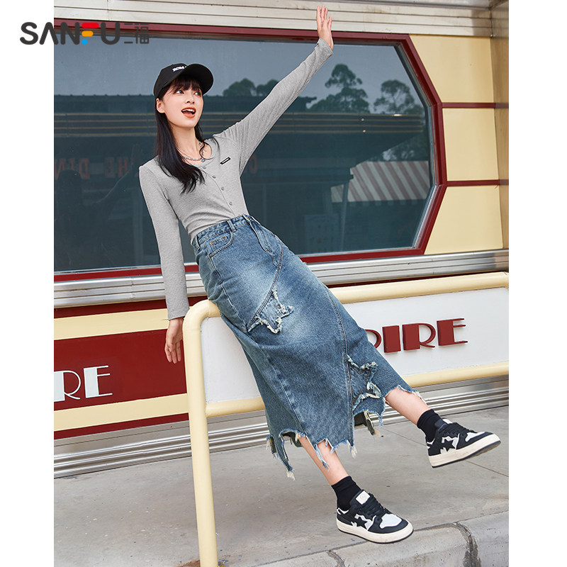  三福服饰半身裙