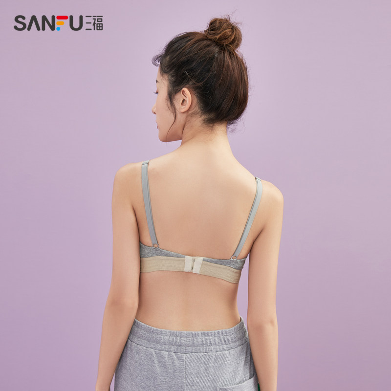 三福2022新款夏季中薄杯无钢圈文胸 三福服饰文胸