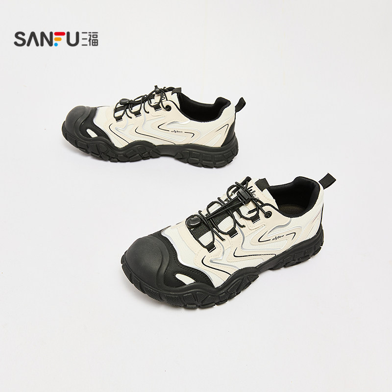 三福男运动鞋秋季山系户外撞色材质拼接圆头溯溪鞋男鞋844358,淘宝优惠券,粉丝福利购,淘宝优惠卷