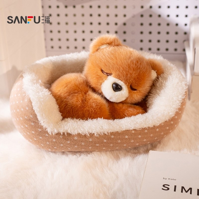 三福掌中宝睡梦宠公仔 趣味可爱创意毛绒玩具玩偶摆件851367,淘宝优惠券,粉丝福利购,淘宝优惠卷