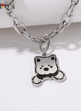 三福街潮无性别短项链单条 时尚颈链个性配饰饰品链条839309