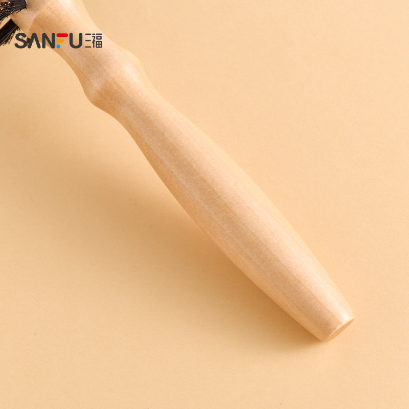 秀色物语木质造型鬃毛卷梳化妆梳 512312,淘宝优惠券,粉丝福利购,淘宝优惠卷