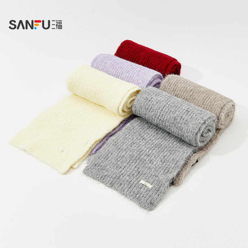 三福简约韩系长巾围巾 清新优雅休闲服饰配件配饰围脖847240,淘宝优惠券,粉丝福利购,淘宝优惠卷