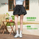 Sanfu shorts women's 2026 summer Pine ໃຫມ່ຫວານແລະ stylish bud pants ຂະຫນາດນ້ອຍບາດເຈັບແລະ pants ສີດໍາເຄື່ອງນຸ່ງຫົ່ມຂອງແມ່ຍິງ