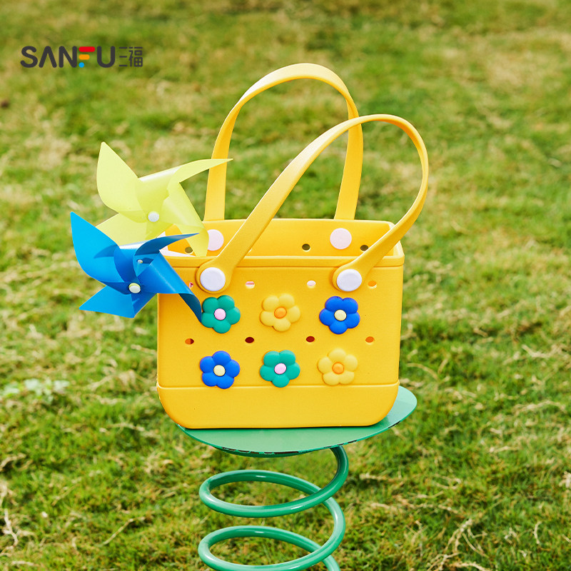 三福洞洞包包手提包游泳包沙滩户外露营包收纳包糖果色镂空收纳篮,淘宝优惠券,粉丝福利购,淘宝优惠卷