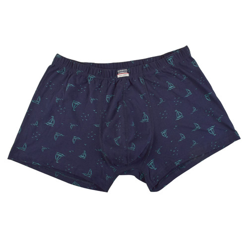 正品健将100%全棉男士平角短裤纯棉中腰印花内裤加宽裆部爸爸裤头 - 图3