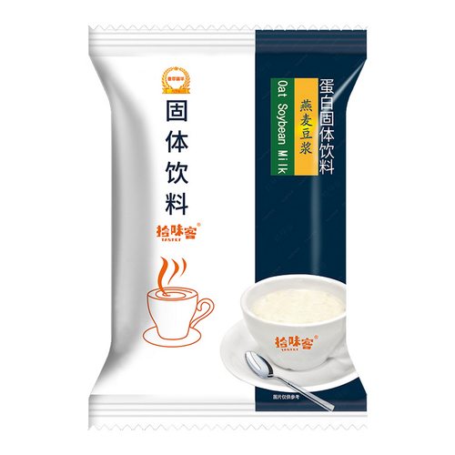 拾味客燕麦豆浆粉800g学生营养早餐店专用冲饮速溶原味豆奶粉商用 - 图3