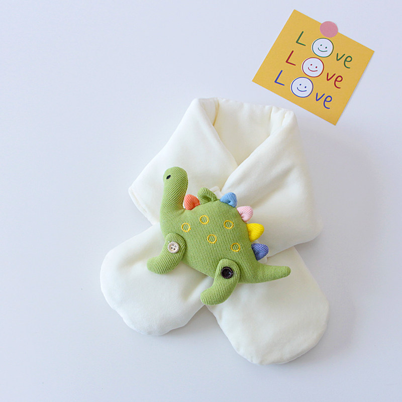 可爱恐龙儿童围巾冬季柔软小孩子宝宝围脖保暖夹棉男女童防风脖套,淘宝优惠券,粉丝福利购,淘宝优惠卷