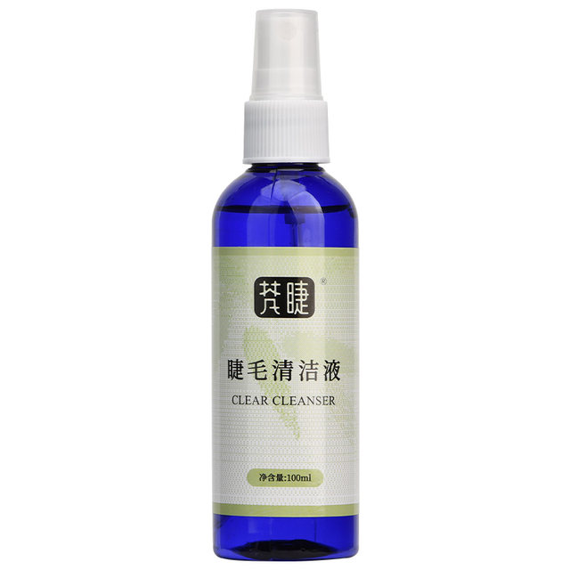 Grafted eyelash cleaning liquid cleaning liquid
