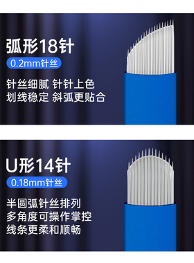 手工挡板限位野生线条眉刀片