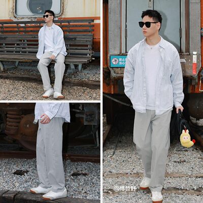 森马四面弹吸湿速干舒服休闲裤男