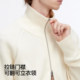 Semir cardigan turtleneck sweater solid color knitted sweater men's clothing