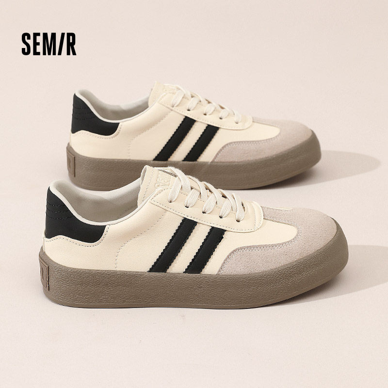 Semir德训鞋男2025秋冬新款男生鞋子增高男士小白鞋厚底休闲板鞋,淘宝优惠券,粉丝福利购,淘宝优惠卷