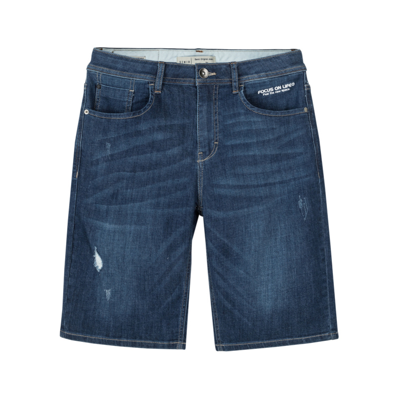 森马2020夏季新款牛仔男生破洞短裤 森马牛仔裤