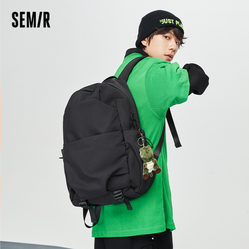 森马背包男士双肩包女电脑包男生旅行大容量背包高中大学生书包女