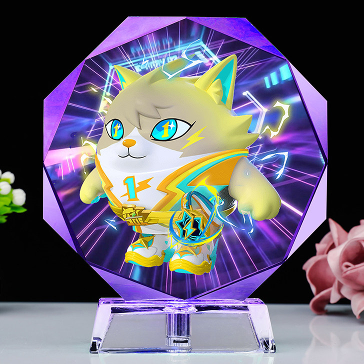 蛋仔派对闪电阿存蛋仔派对周边发光灯摆件送生日礼物捕梦软软龙魂卡通手办