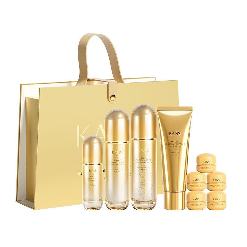 韩束聚时光抗皱紧致护肤品套装女 韩束领航面部护理套装