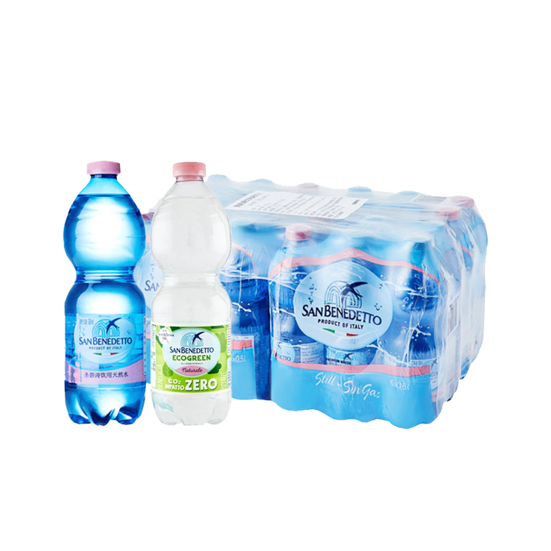 SAN BENEDETTO圣碧涛意大利进口天然矿泉水弱碱性水500ml*24瓶 - 图3