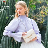 Брендовая сумка через плечо, белая небольшая сумка на одно плечо, 2023