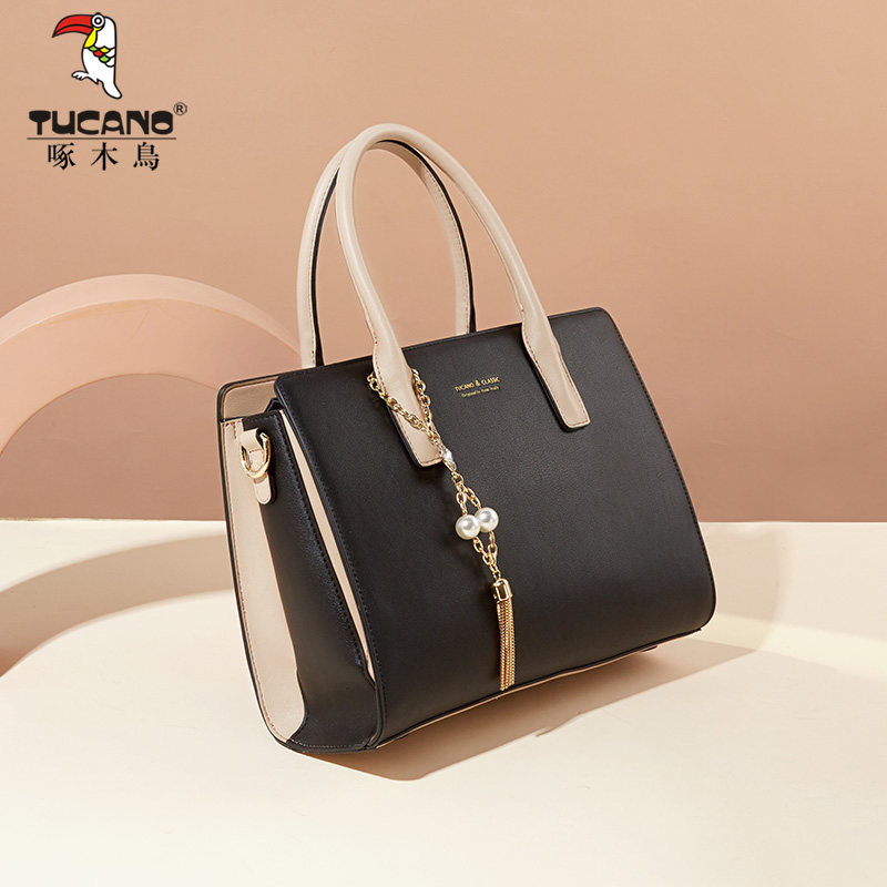 啄木鸟女2023新款高级感真皮包包 啄木鸟女士包袋