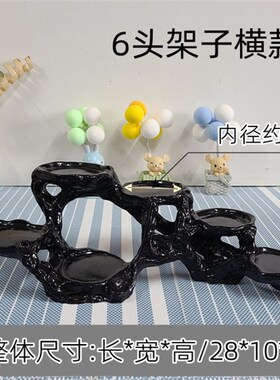 创意微型桌面置物架摆放小物件展示架子套装摆件用微景观造景花架