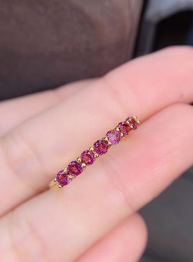 纯天然镁铝石榴石戒指