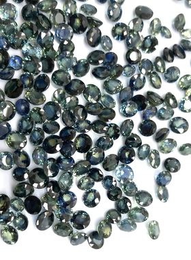 直播蓝宝石戒指耳钉吊坠