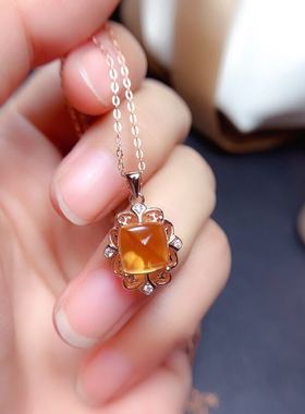 高净度精工镶嵌玫瑰色白银