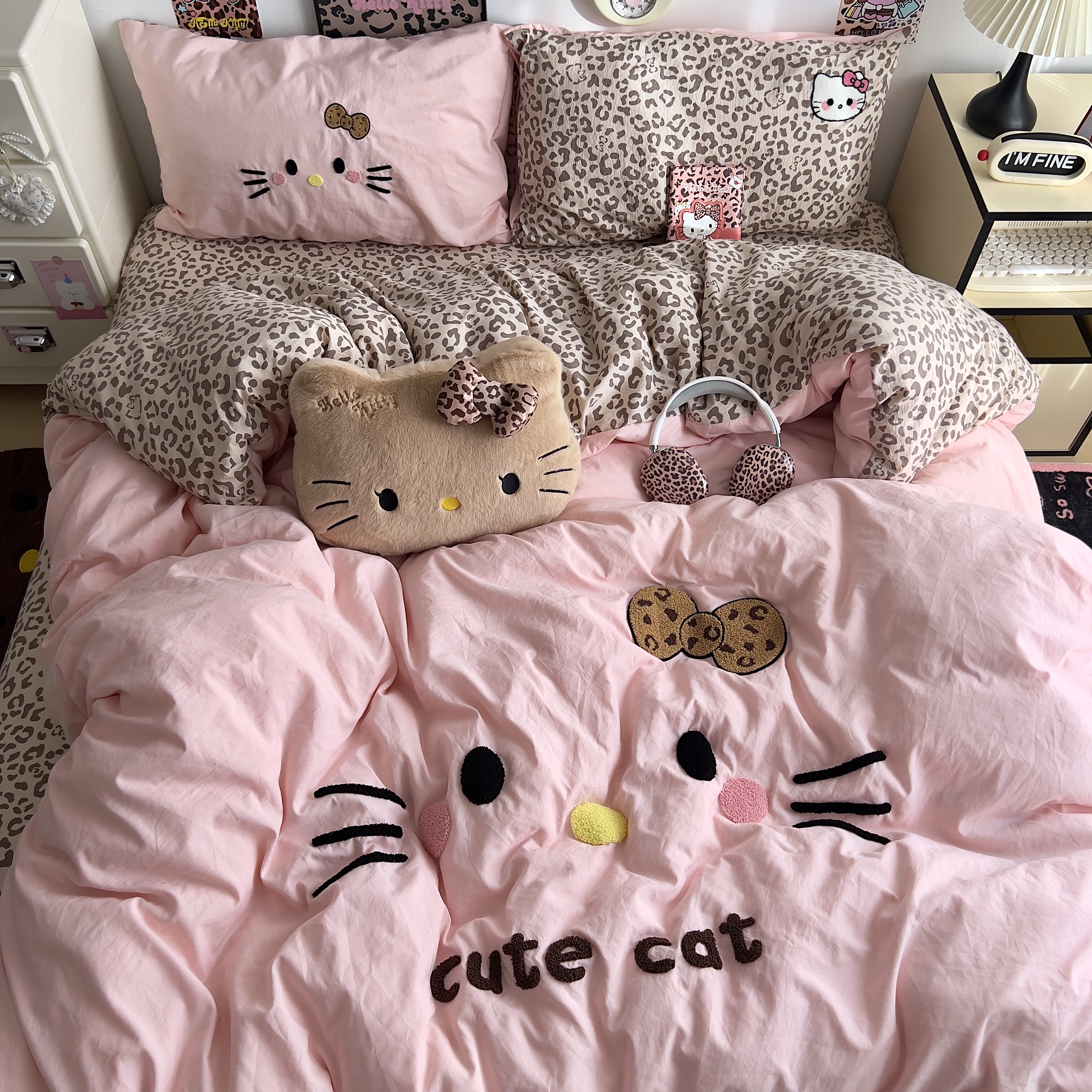 A类全棉四件套纯棉被罩床单被套床笠2026新款床品宿舍学生三件套4