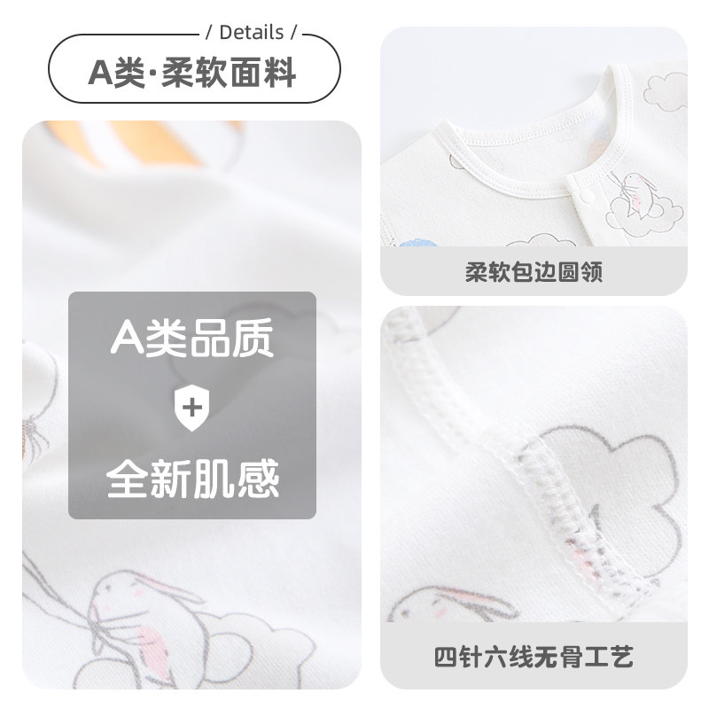 柠檬爬爬婴儿分体内衣纯棉秋衣秋裤长袖睡衣宝宝家居服套装春秋装,淘宝优惠券,粉丝福利购,淘宝优惠卷