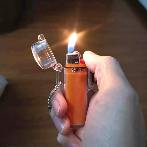 Пластиковая прозрачная дорожная водонепроницаемая зажигалка, J3