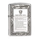 Zippo genuine sterling silver lighter carved gift diy