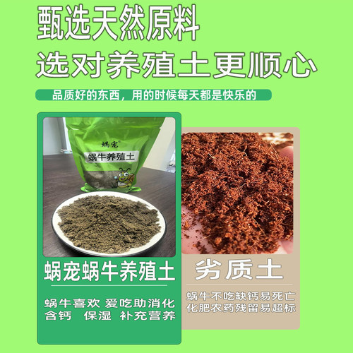 蜗牛钙土钙沙爬虫爬宠白玉蜗牛饲养土营养土养殖土椰土沙土孵化土 - 图1