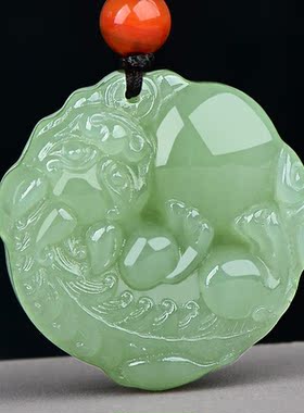 可玉可求女神节礼物和田玉貔貅吊坠男女款双面貔貅牌珠宝玉器玉坠