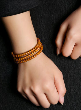 佳人饰界精品橄榄核核尖直切桶珠手串单圈素籽蜜蜡南红配饰文玩手