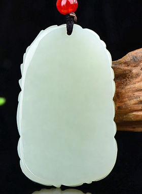 可玉可求和田玉龙牌吊坠生肖龙玉佩玉吊坠男女款玉佩玉挂件款一M0