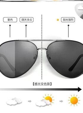 高清钢化玻璃镜片夏季太阳镜男士墨镜开车用飞行员防紫外线蛤蟆镜