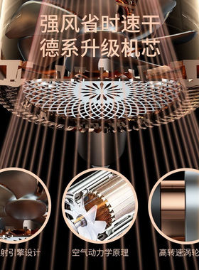 优越（Youyue）电吹风机家用吹风筒大功率速干蓝光负离子养发恒温