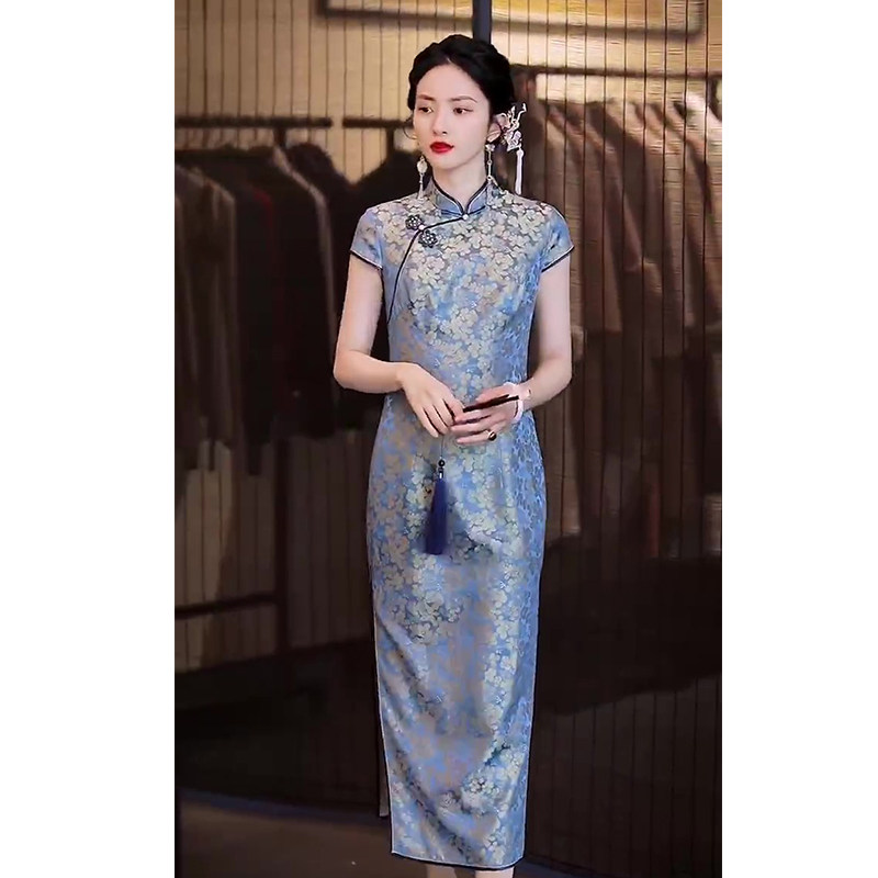  潮菊旗袍
