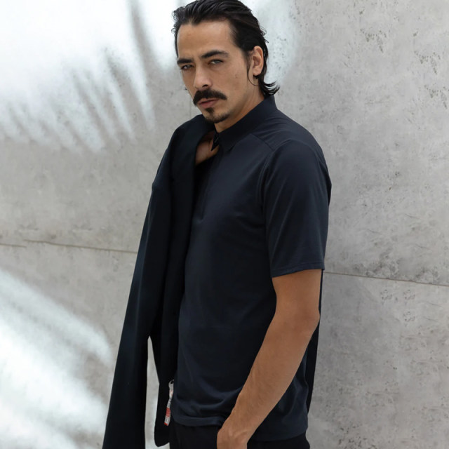 Shangniao Classic Wool Shirt POLO ແຫ້ງໄວ ແລະລະບາຍອາກາດໄດ້