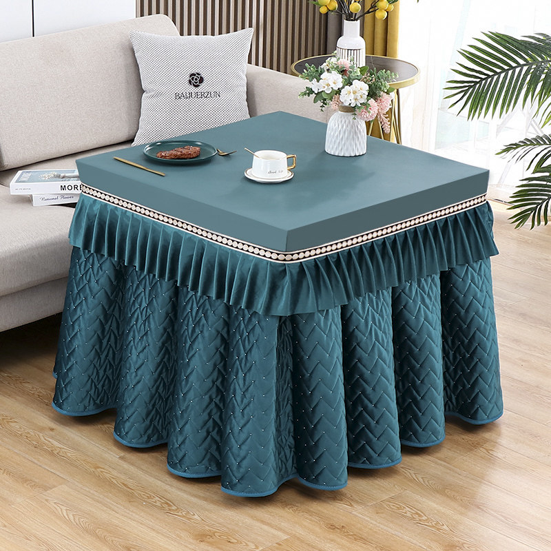 防水防油烤火桌罩套取暖桌罩套加厚电炉罩套正方形冬季烤火罩皮套,淘宝优惠券,粉丝福利购,淘宝优惠卷