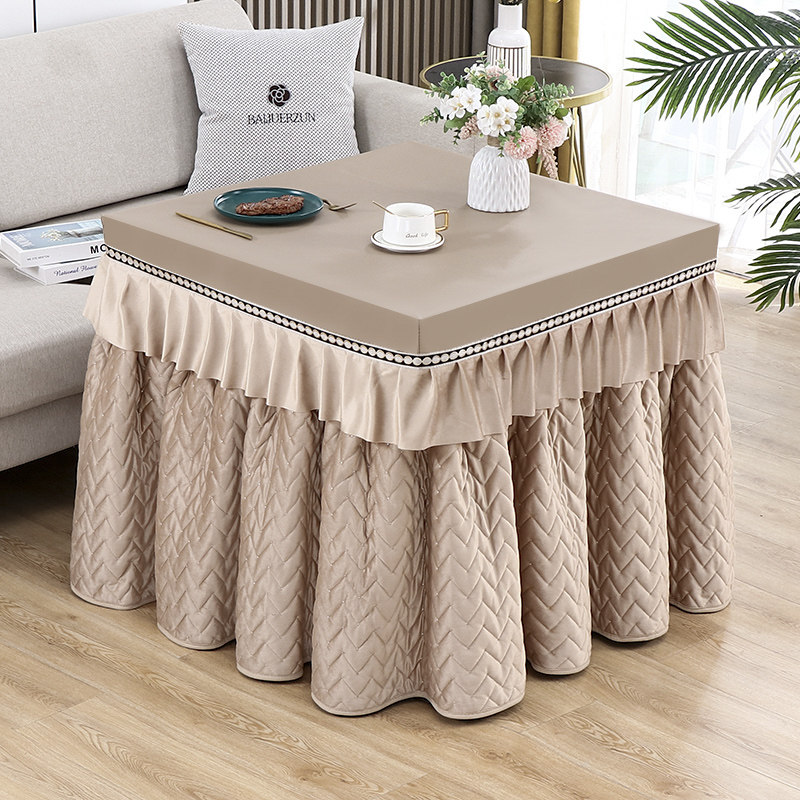 防水防油烤火桌罩套取暖桌罩套加厚电炉罩套正方形冬季烤火罩皮套,淘宝优惠券,粉丝福利购,淘宝优惠卷