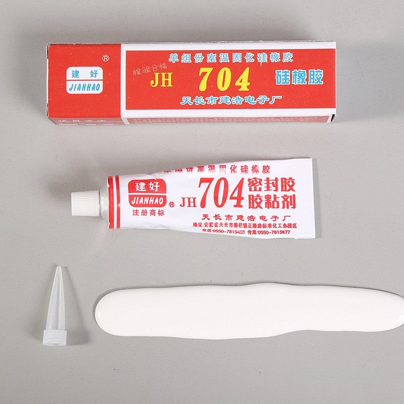 704白胶密封胶耐高低温密封隔水固化快粘接力强厂家直销_虎窝淘