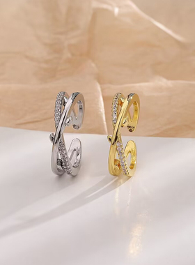 女925银橄榄树枝戒指小众设计