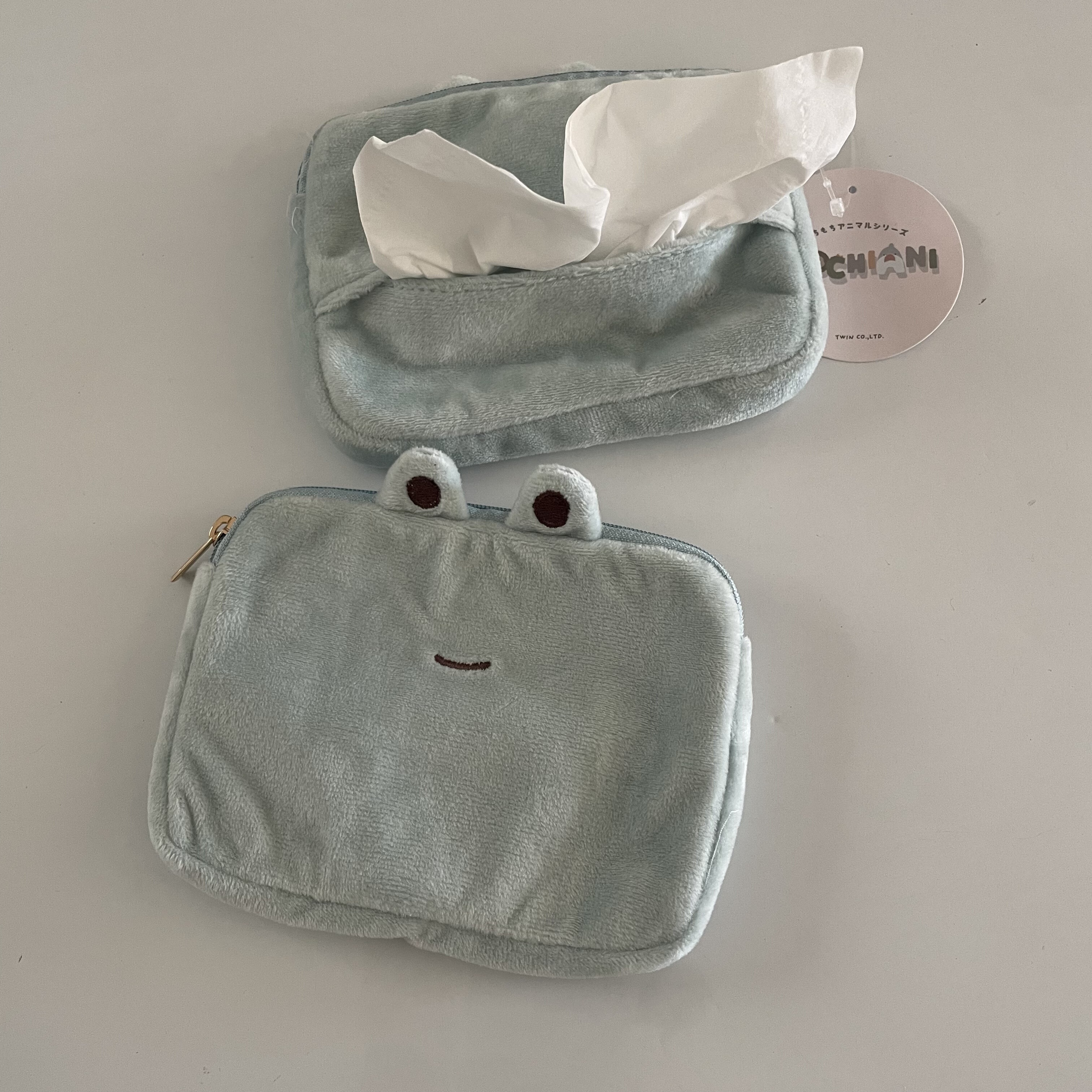 日本卡通可爱小动物毛绒刺绣抽绳束口袋杂物包儿童纸巾包化妆包,淘宝优惠券,粉丝福利购,淘宝优惠卷